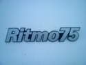 Letrero posterior "RITMO-75"