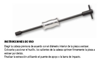 Barra de impacto para Extractor Interior 14-56 mm 205489 - Haga click en la imagen para cerrar