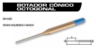 Botador octogonal 8 mm 205646 - Haga click en la imagen para cerrar