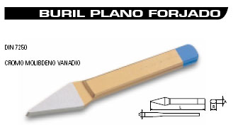 Buril plano forjado 150 mm 2062832 - Haga click en la imagen para cerrar