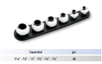 Juego 6 desacopladores de tubo 8 a 22 204323 - Haga click en la imagen para cerrar