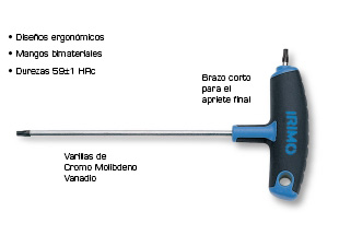 Destornillador Allen en T 8x200 mm 2047312 - Haga click en la imagen para cerrar