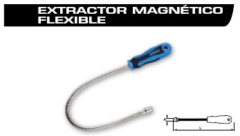 Extractor magnético flexible 1500gr 206918 - Haga click en la imagen para cerrar