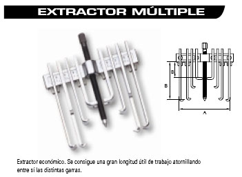 Extractor Múltiple 250x182 mm 206937 - Haga click en la imagen para cerrar