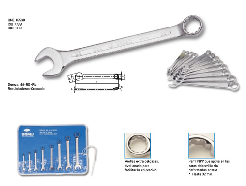 LLave combinada 18 mm 206390 - Haga click en la imagen para cerrar