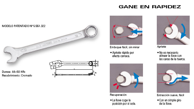 Llave combinada rapida 11 mm 2063674 - Haga click en la imagen para cerrar