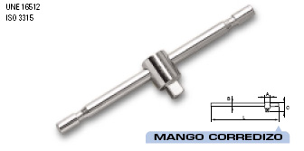 Mango Corredizo 1/4" 205415 - Haga click en la imagen para cerrar