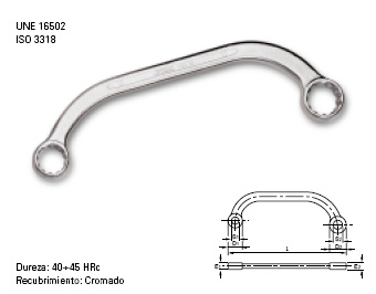 Llave estrella media luna 11/13 mm 206973 - Haga click en la imagen para cerrar