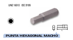 Punta Allen 10x115 mm hexágono de 10 mm 2055821 - Haga click en la imagen para cerrar