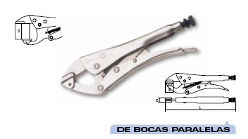 Tenaza GRIP boca paralela 10" 204884 - Haga click en la imagen para cerrar