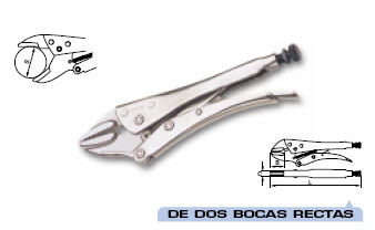 Tenaza GRIP bocas rectas 190 mm 204893 - Haga click en la imagen para cerrar