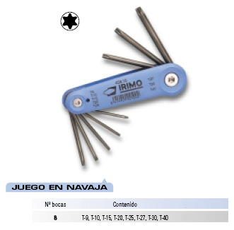 Juego destornillador Torx navaja 2058053 - Haga click en la imagen para cerrar