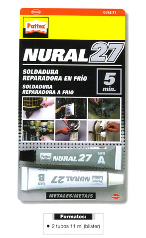 Soldadura en Frío Rápida Nural 27 - Haga click en la imagen para cerrar