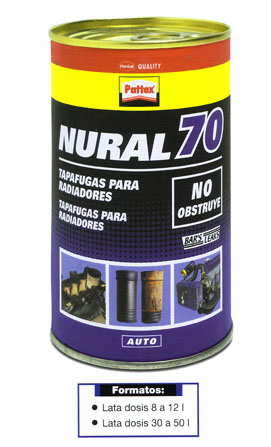 Tapafugas para Radiadores Nural 70 (8L-12L) - Haga click en la imagen para cerrar